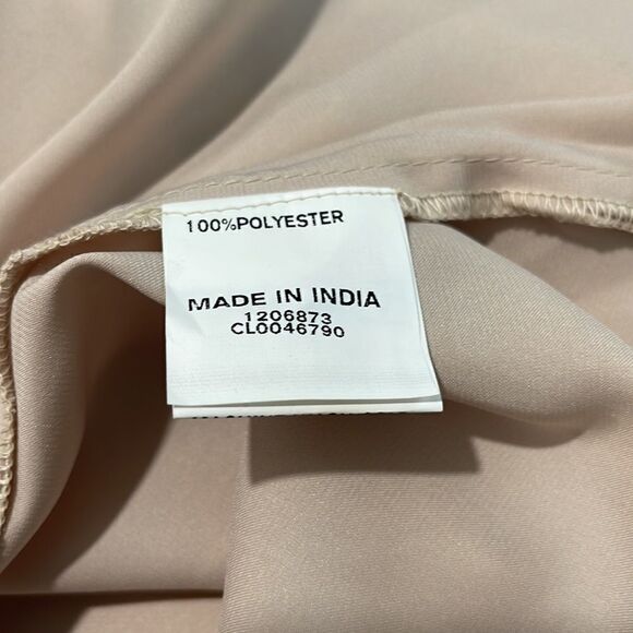 𝅺eshakti Navy And Tan Circle Cut Out Sleeveless Fly Away Top Sz 2X-20W - Picture 14 of 14